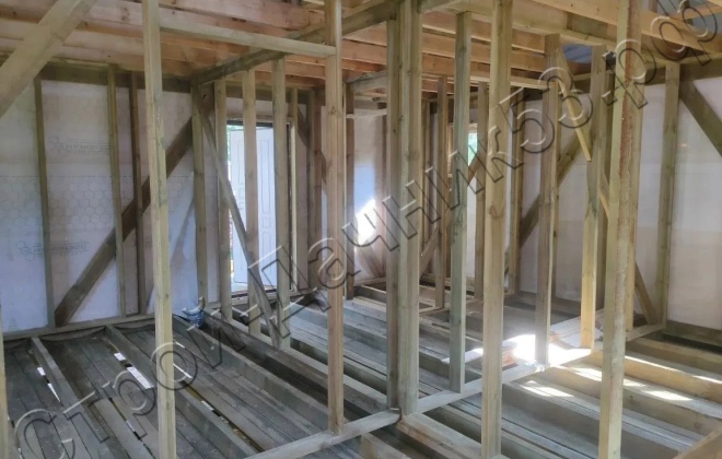 5 Каркасный дом 10х7м, 105 М², Ленинградская область, Выборгский район, СНТ Крона (1)